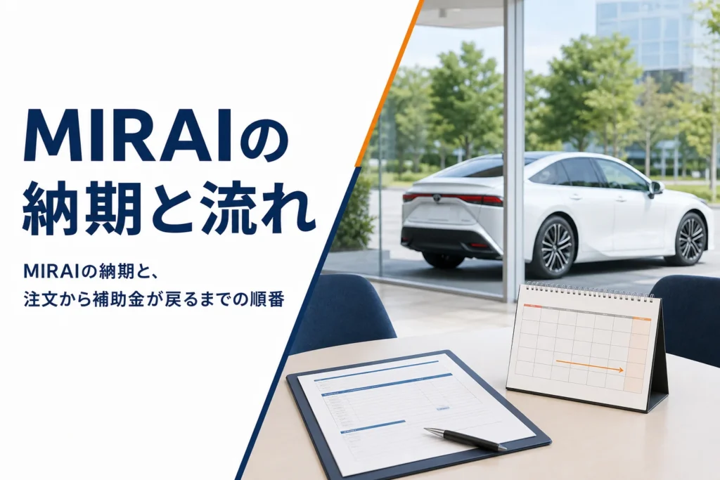 販売店の商談テーブルに置かれた見積書とカレンダー